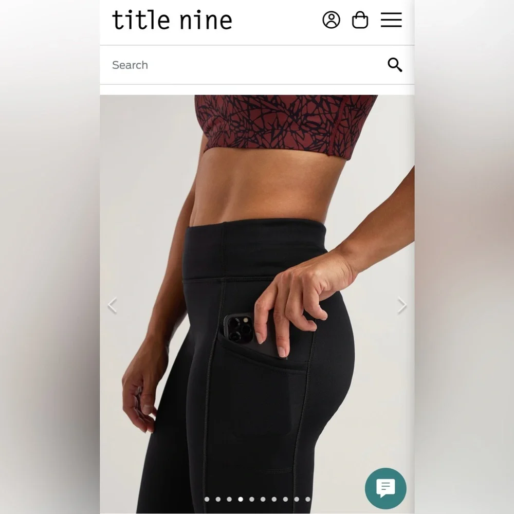 Title Nine Fleece Lined Leggings - Picture 5 of 6